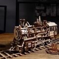 RoboTime 3D wooden mechanical puzzle Steam locomotive